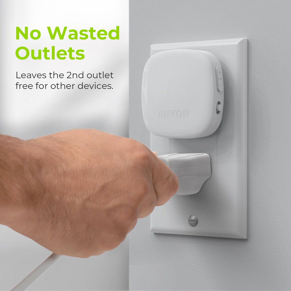 AUVON plug-in night light wall-ambient glow aids nighttime movement.