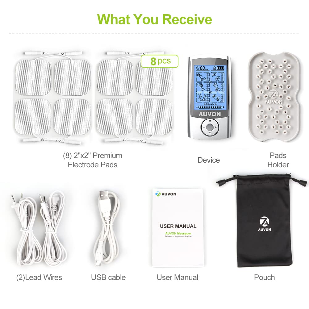 AUVON product box and manual with warranty and support