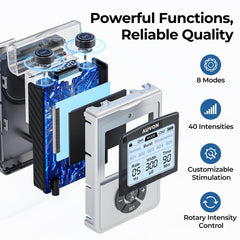 AUVON PT1 Pro 600mAh battery powering long sessions at home or on the go