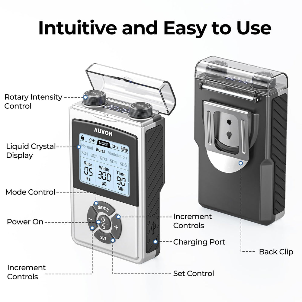 AUVON PT1 Pro USB-C charging for convenient recharge on the move