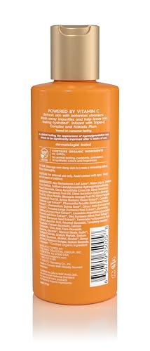 Vitamin C lather on Avalon Organics bottle highlights a brightening routine.