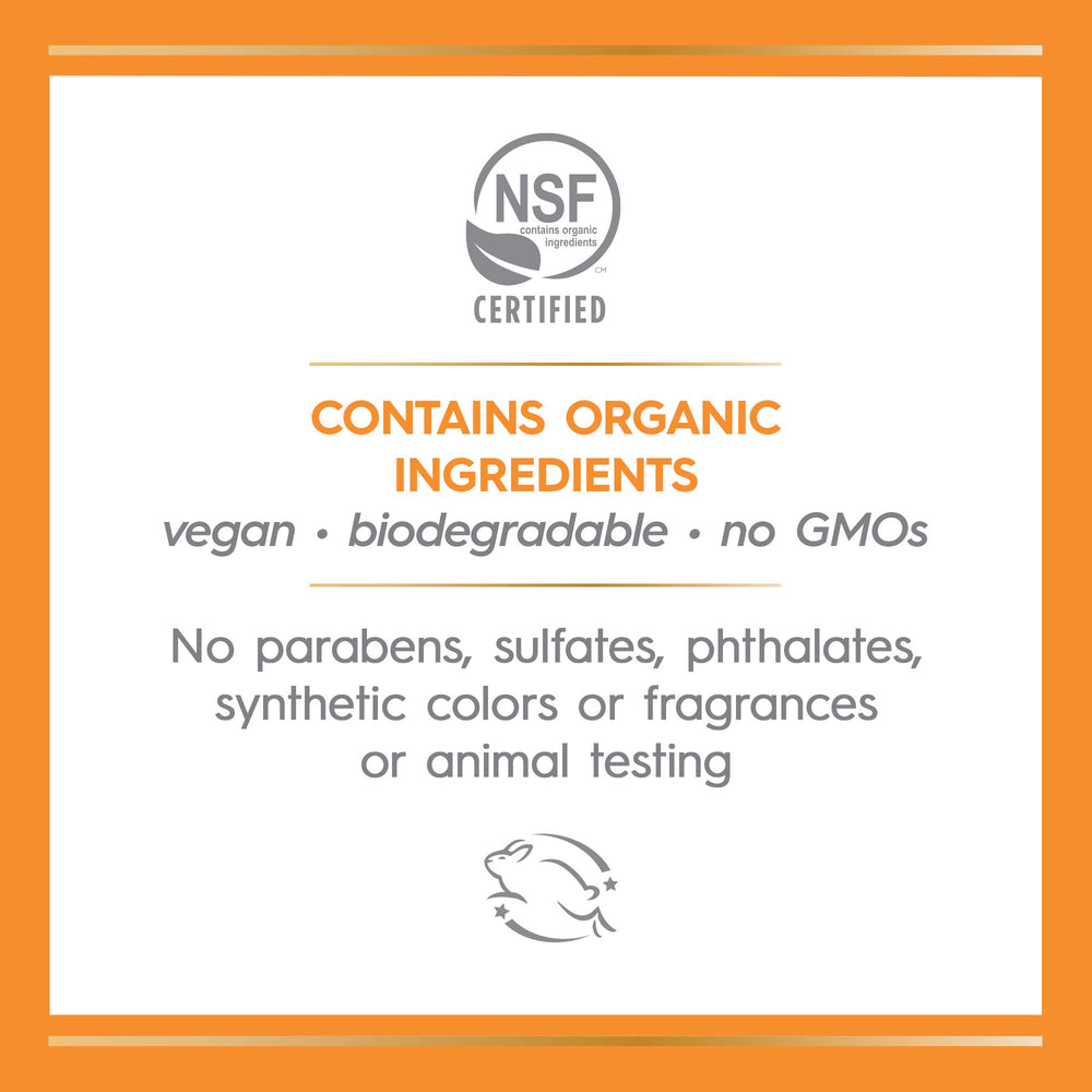 Ingredients panel on Avalon Organics bottle features Triple-C Complex and Kakadu Plum.