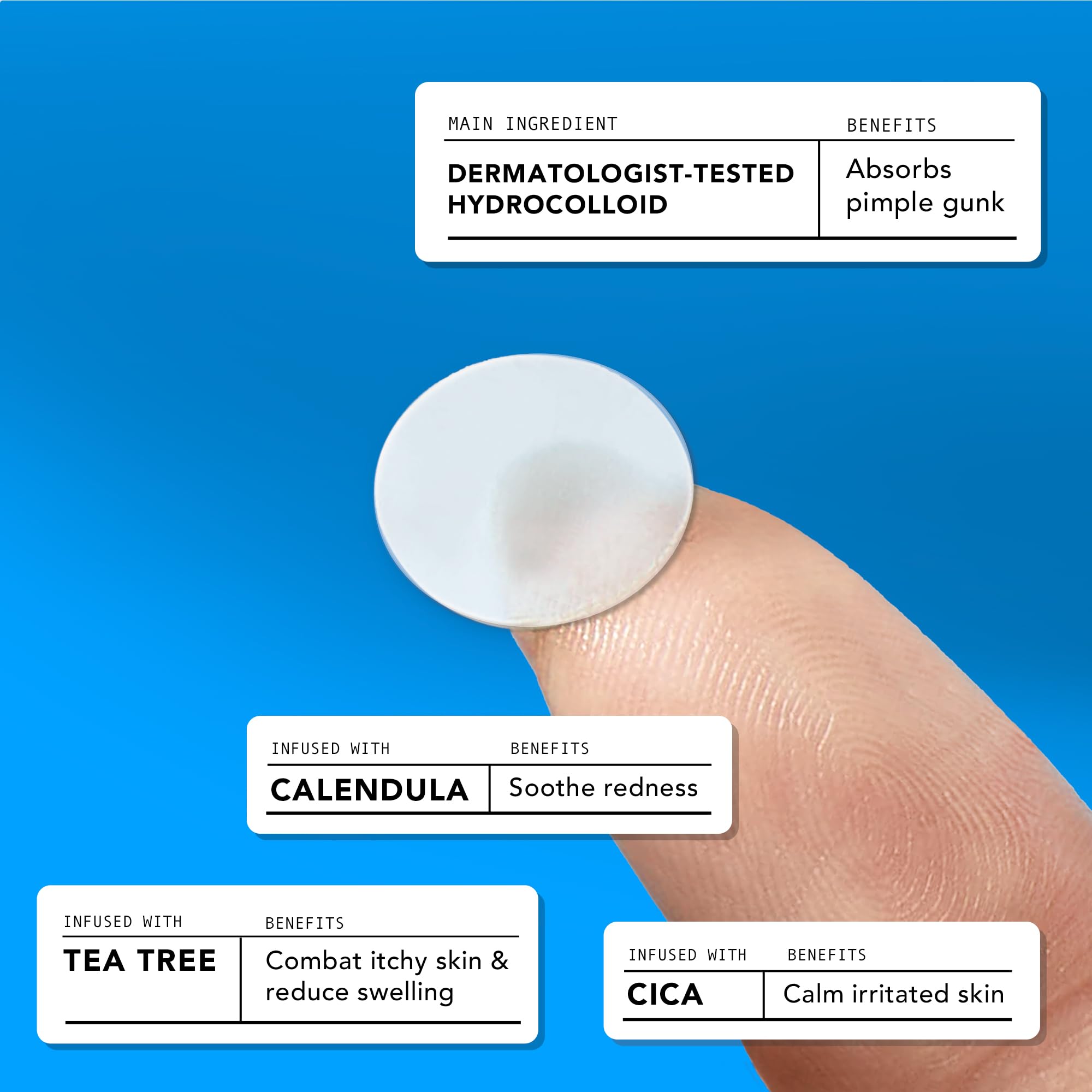AVARELLE hydrocolloid adhesion on skin shows seamless, non-yellowing wear.