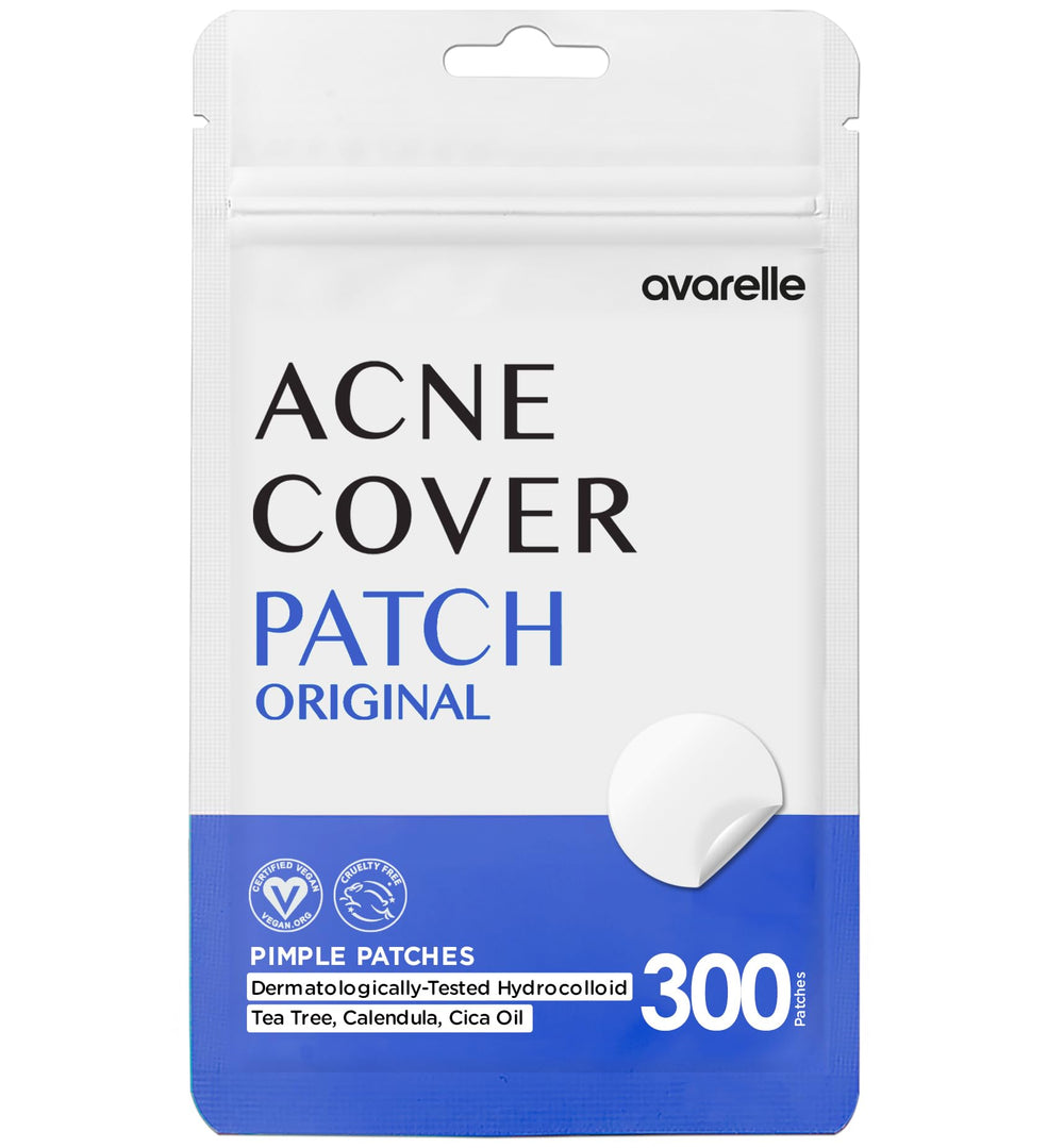 AVARELLE pimple patches close-up offering discreet protection for blemishes.