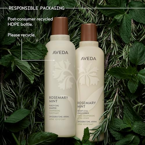 Aveda Rosemary Mint aroma notes evoke refreshing scent.