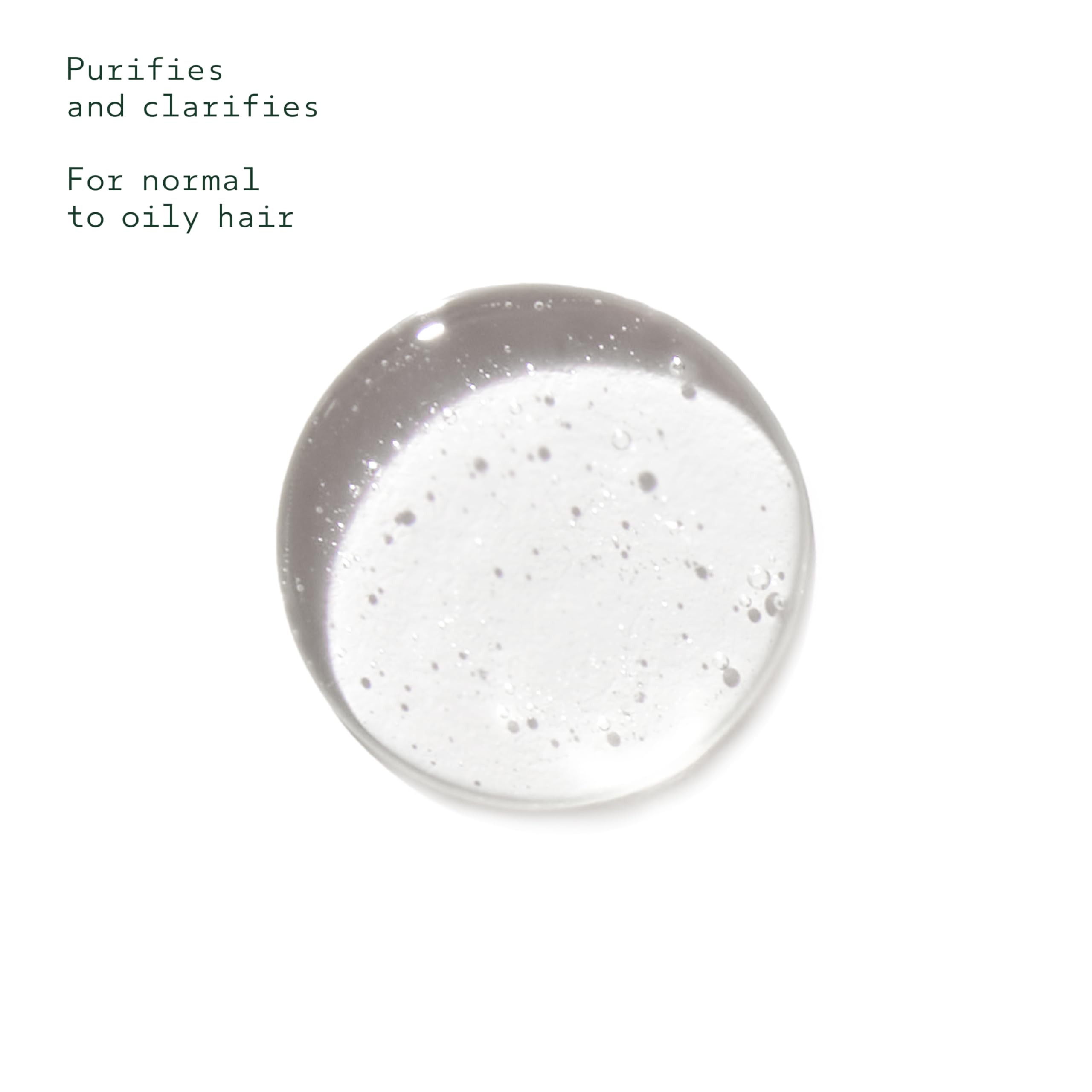 Aveda Rosemary Mint Purifying Conditioner label highlights lightweight formula.