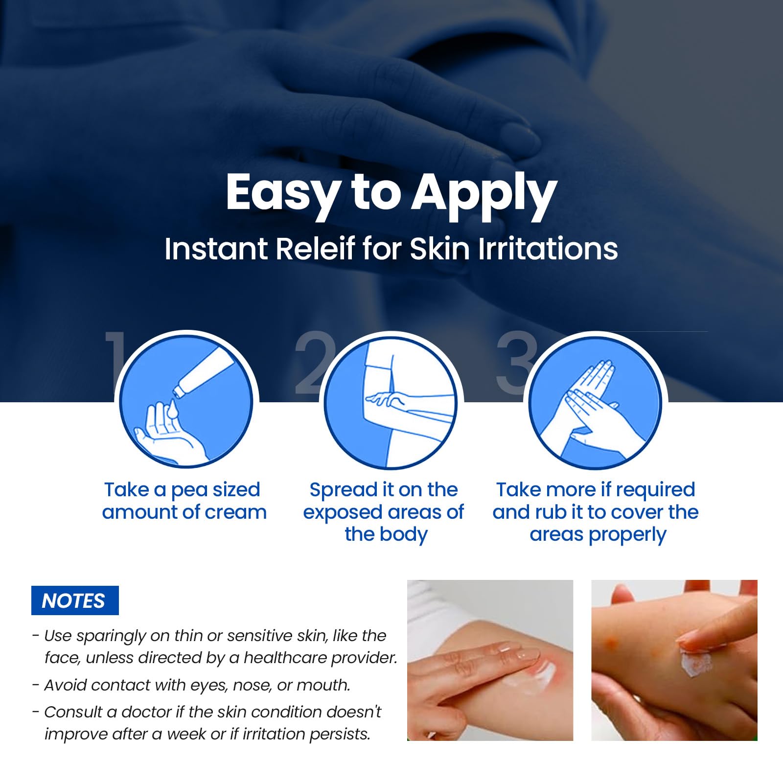 AVEDANA Aloe-infused cream on a tray for skin irritations.