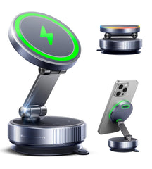 Avedio Links MagSafe car mount shows 15W fast charging capability for on the road
