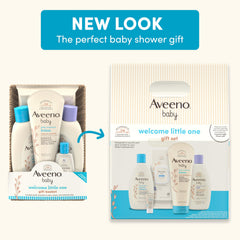 Aveeno Baby Calming Comfort Bath Wash with lavender soothes before bedtime.