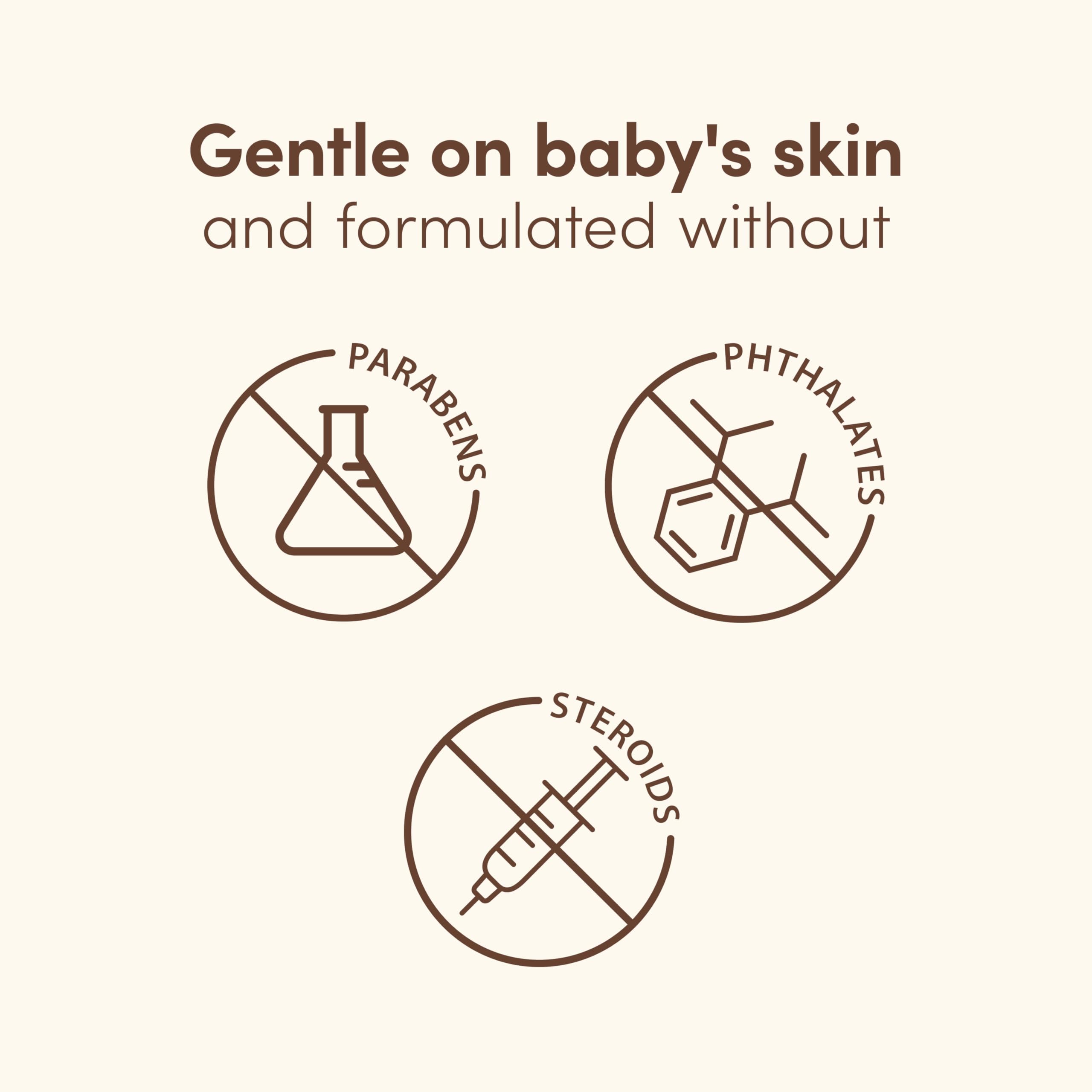 Aveeno Baby Calming Comfort Lotion supports a gentle bedtime massage routine.