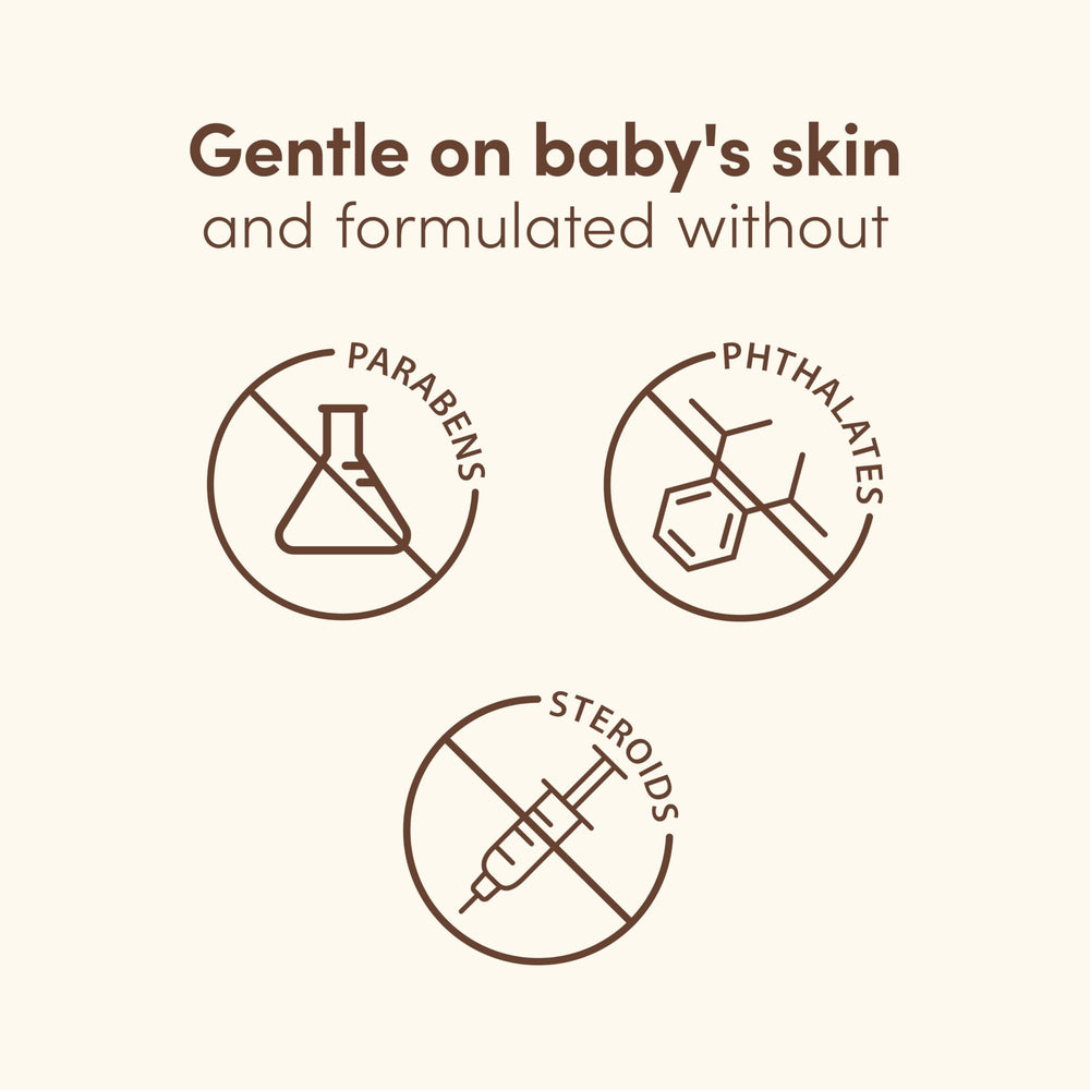 Aveeno Baby Calming Comfort Lotion supports a gentle bedtime massage routine.