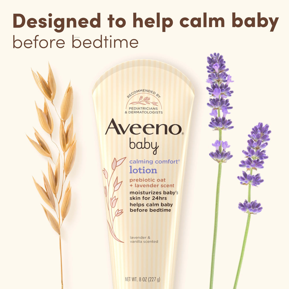 Aveeno Baby Calming Comfort Lotion suitable for family daily use.