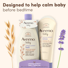 Aveeno Baby Calming Moisturizing Lotion texture provides quick absorption and lasting moisture.