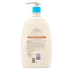 Aveeno Baby Daily Moisture hair after wash shows soft, manageable strands.