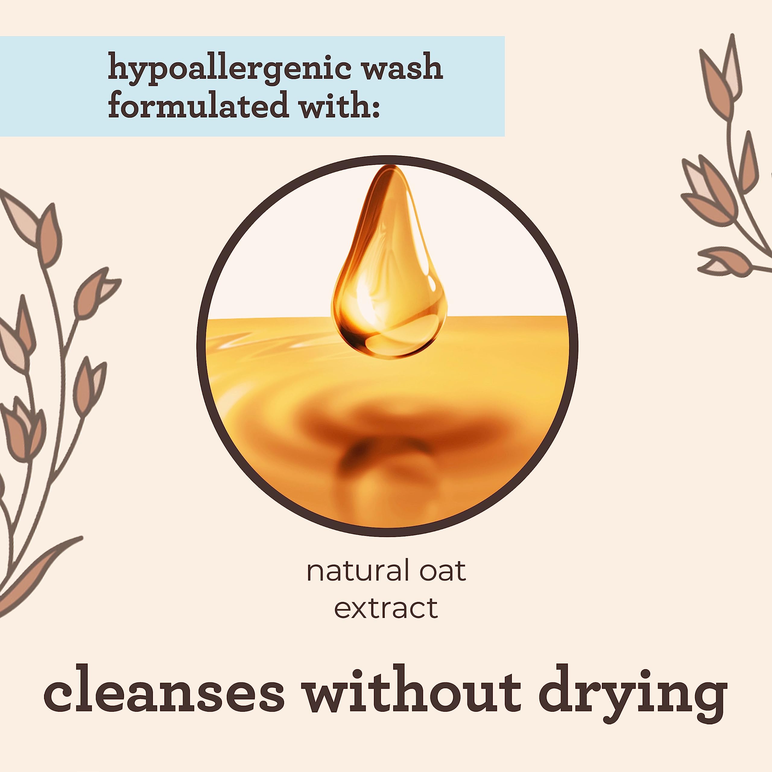 Aveeno Baby Daily Moisture skin after bath appears hydrated and comfortable.