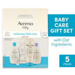 Aveeno Baby Daily Moisture Wash & Shampoo cleanses skin and hair gently.