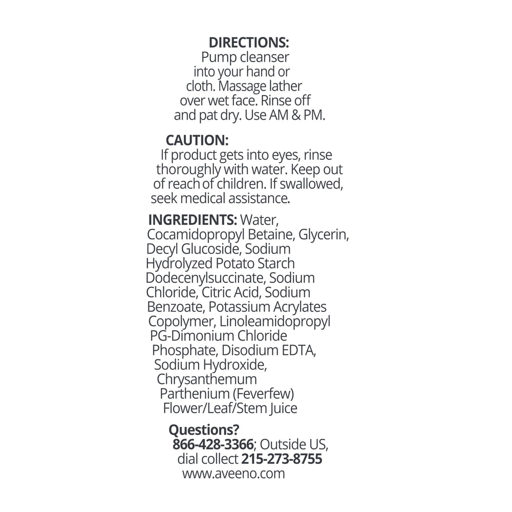 Aveeno Calm + Restore moisturizer follow-up to seal hydration.