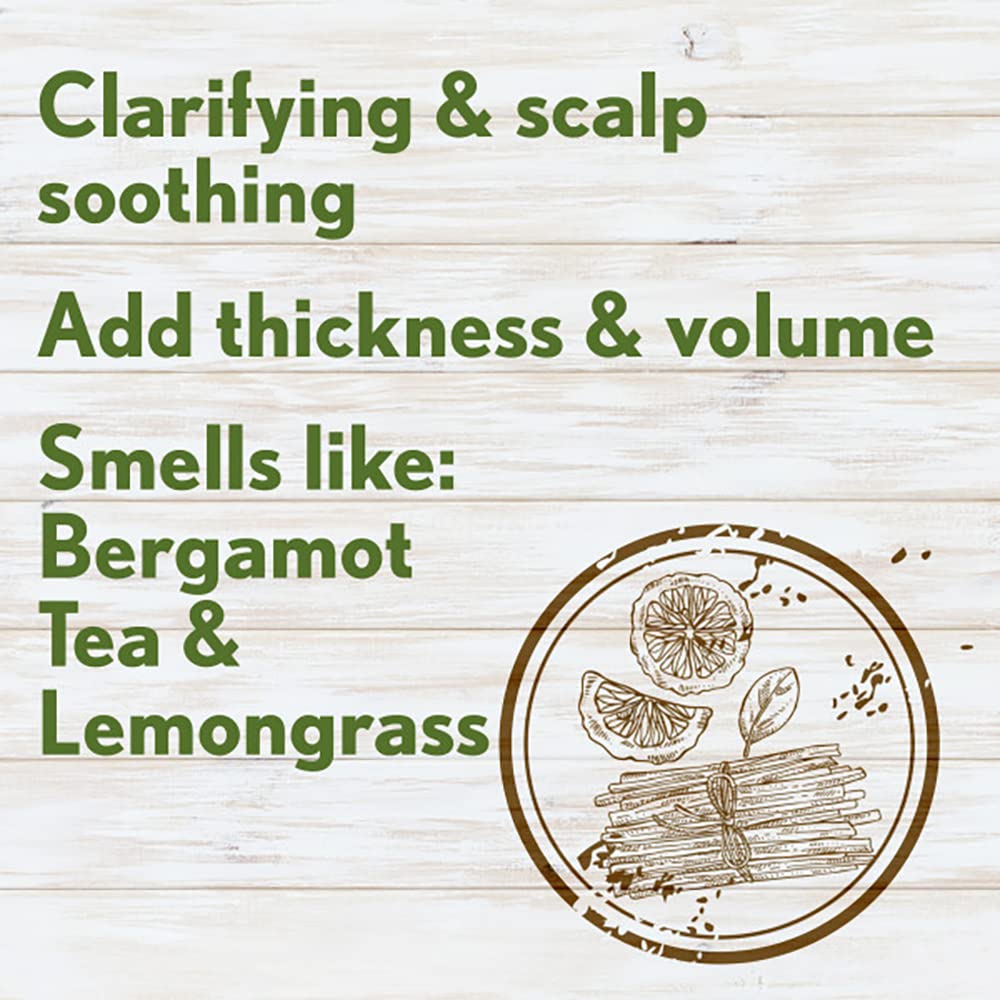 Aveeno Fresh Greens label close-up highlighting sulfate-free formula.