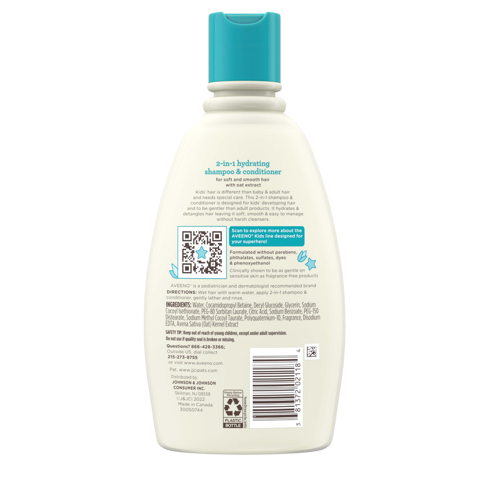Aveeno Kids pediatrician- and dermatologist-recommended brand for daily care.