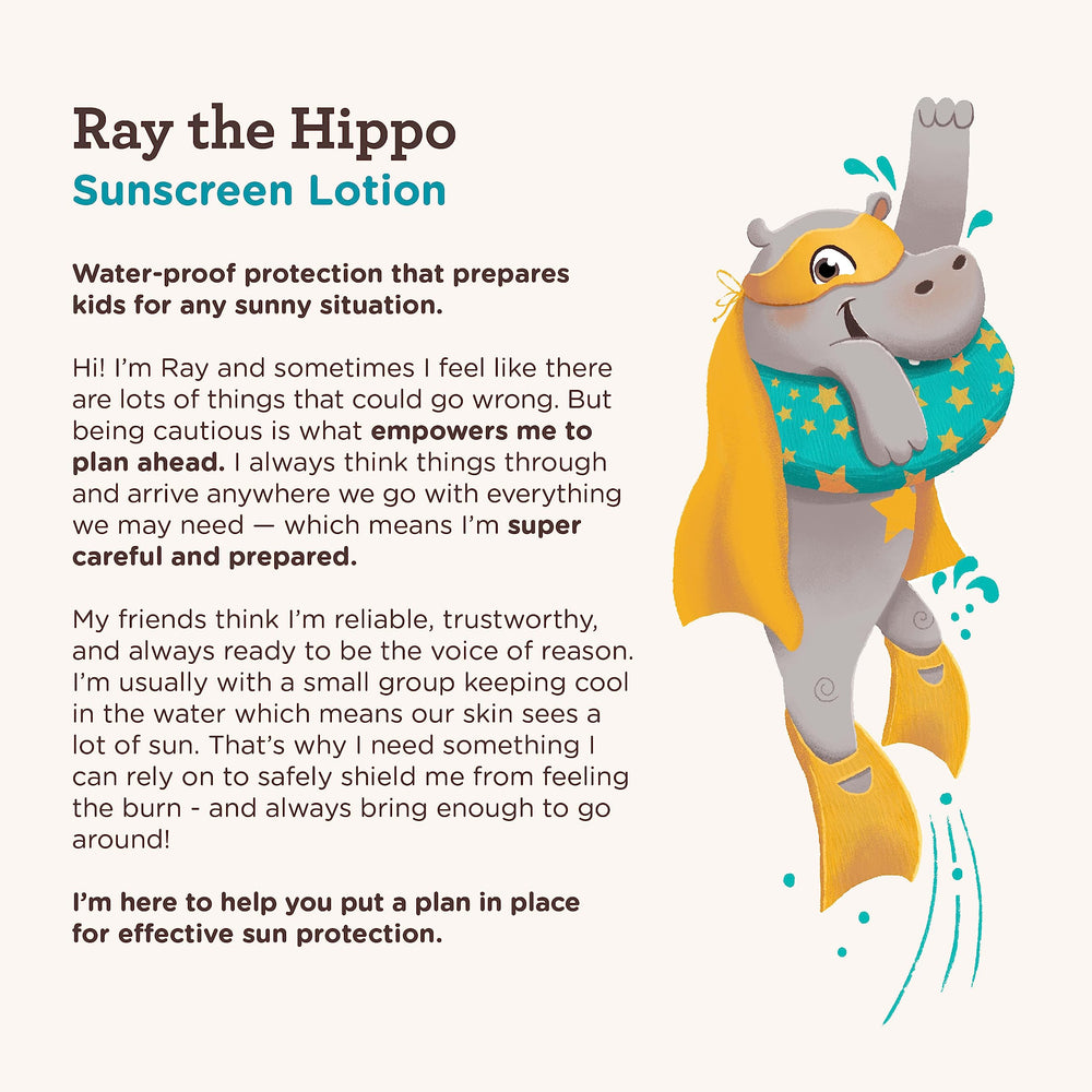 Aveeno Kids sunscreen for face and body provides easy, allover coverage