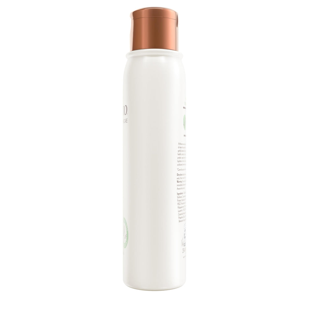 Packaging highlights oat and plant protein ingredients in the Aveeno formula.