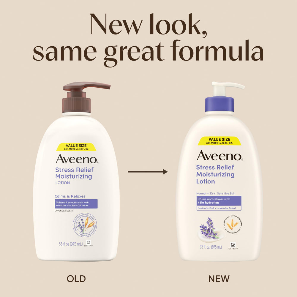 Aveeno prebiotic oat close-up highlighting soothing formula for sensitive skin.