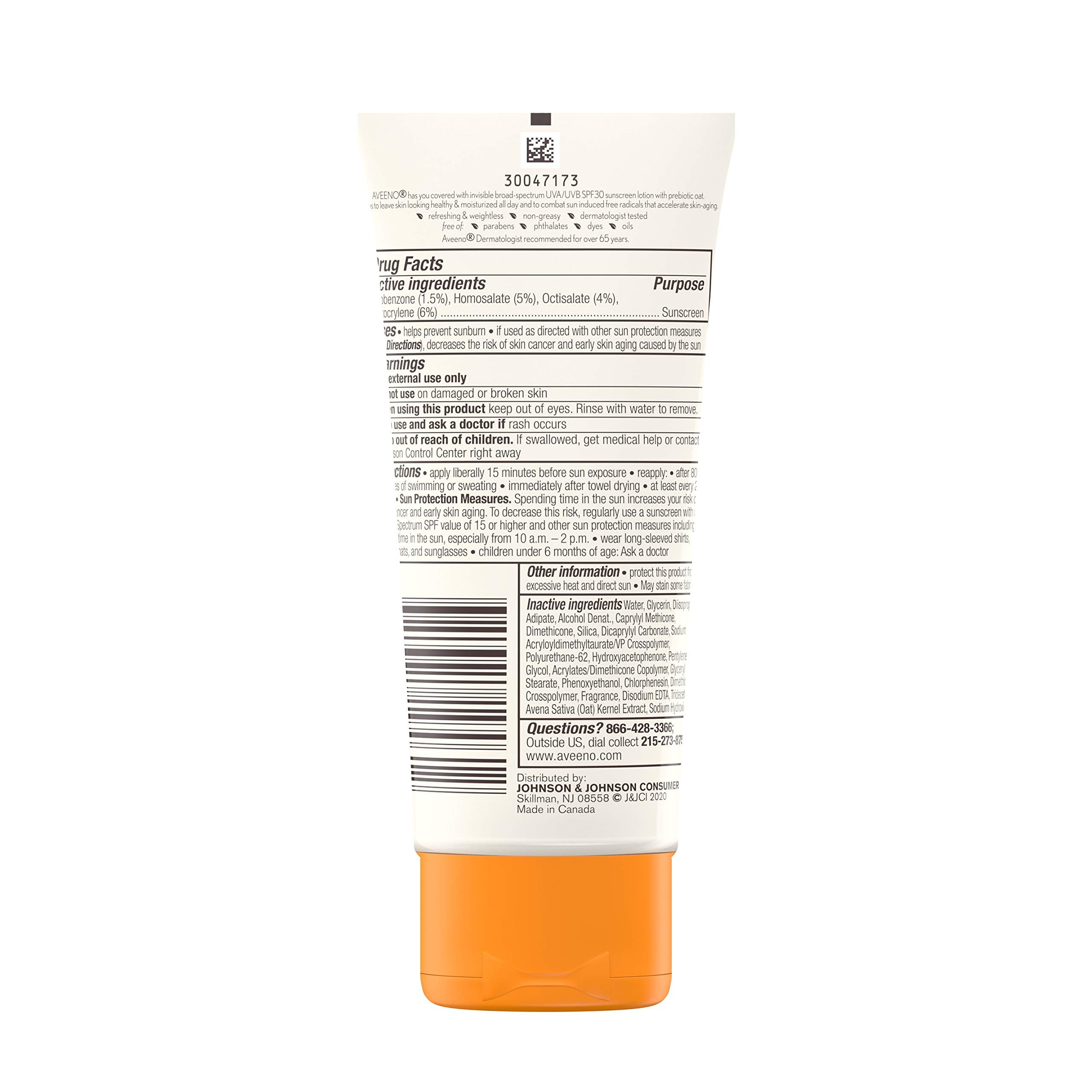 Aveeno Protect and Hydrate lotion rubbed into skin for a non-greasy feel.