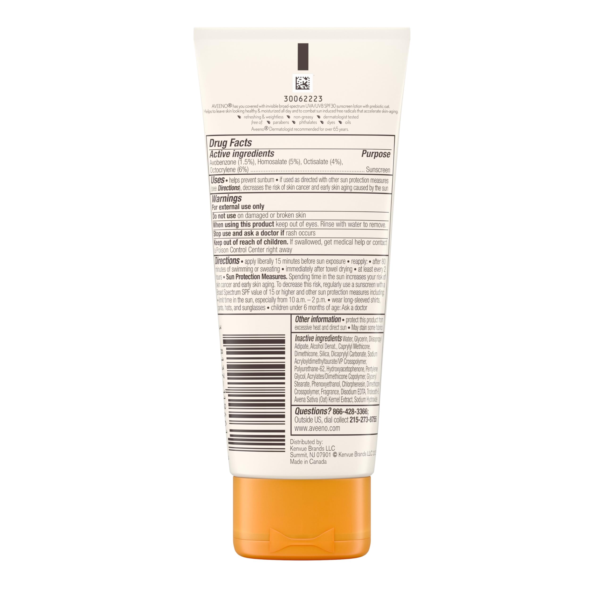 Aveeno Protect and Hydrate hypoallergenic formula designed for sensitive skin comfort.