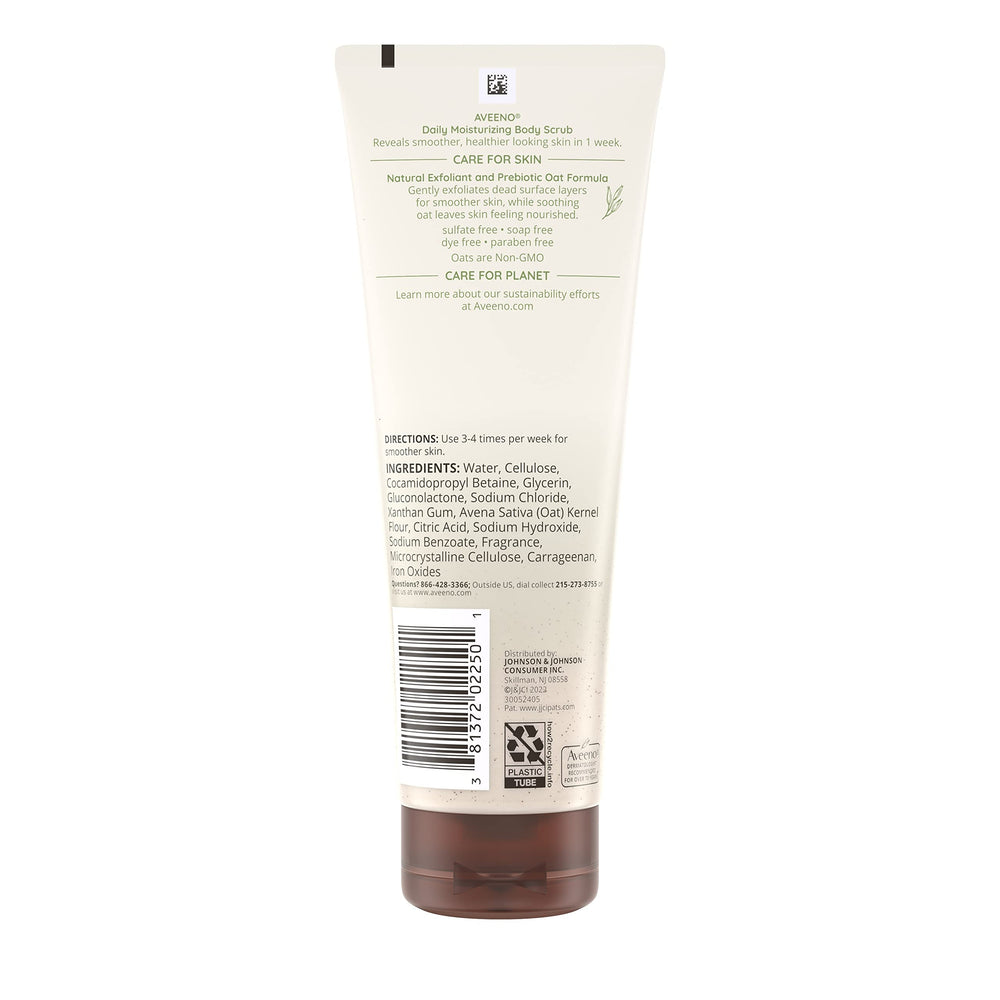 Aveeno smooth skin look after use week highlighting noticeable improvement