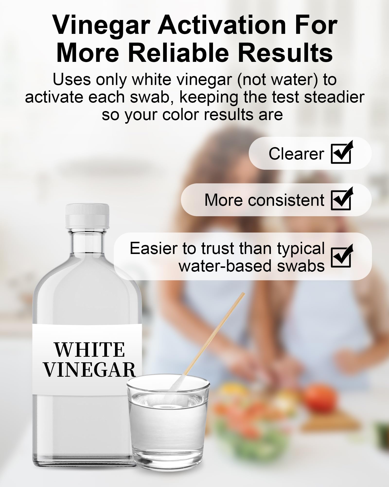 Avelis 30-second result display showing clear color change for fast checks.