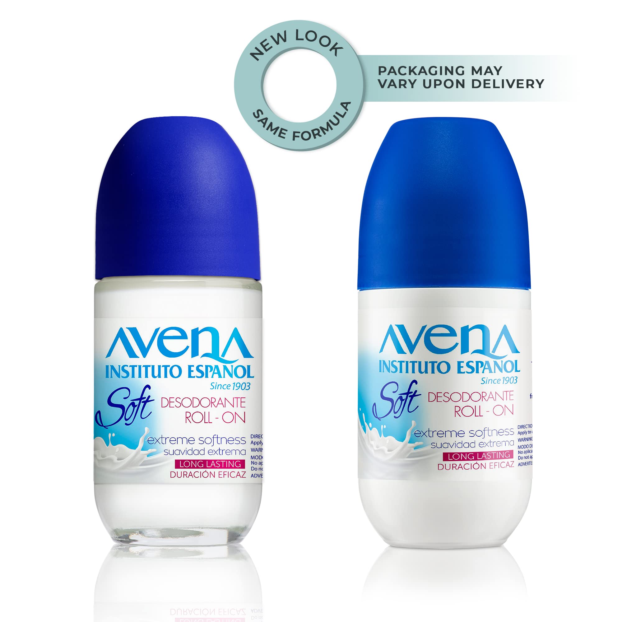 Avena Instituto Espanol 24h freshness with alcohol free protection.