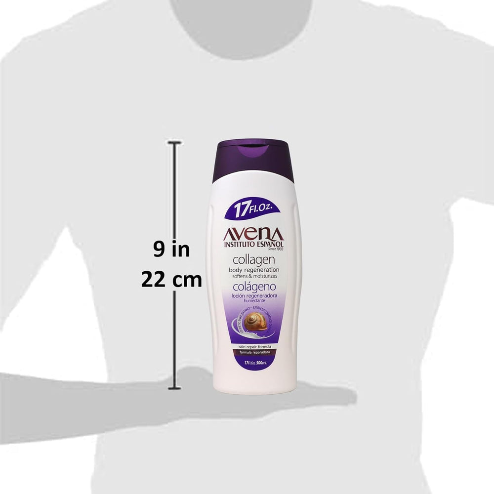 Avena Instituto Espanol creamy lotion swirl shows luxurious moisture for all skin types