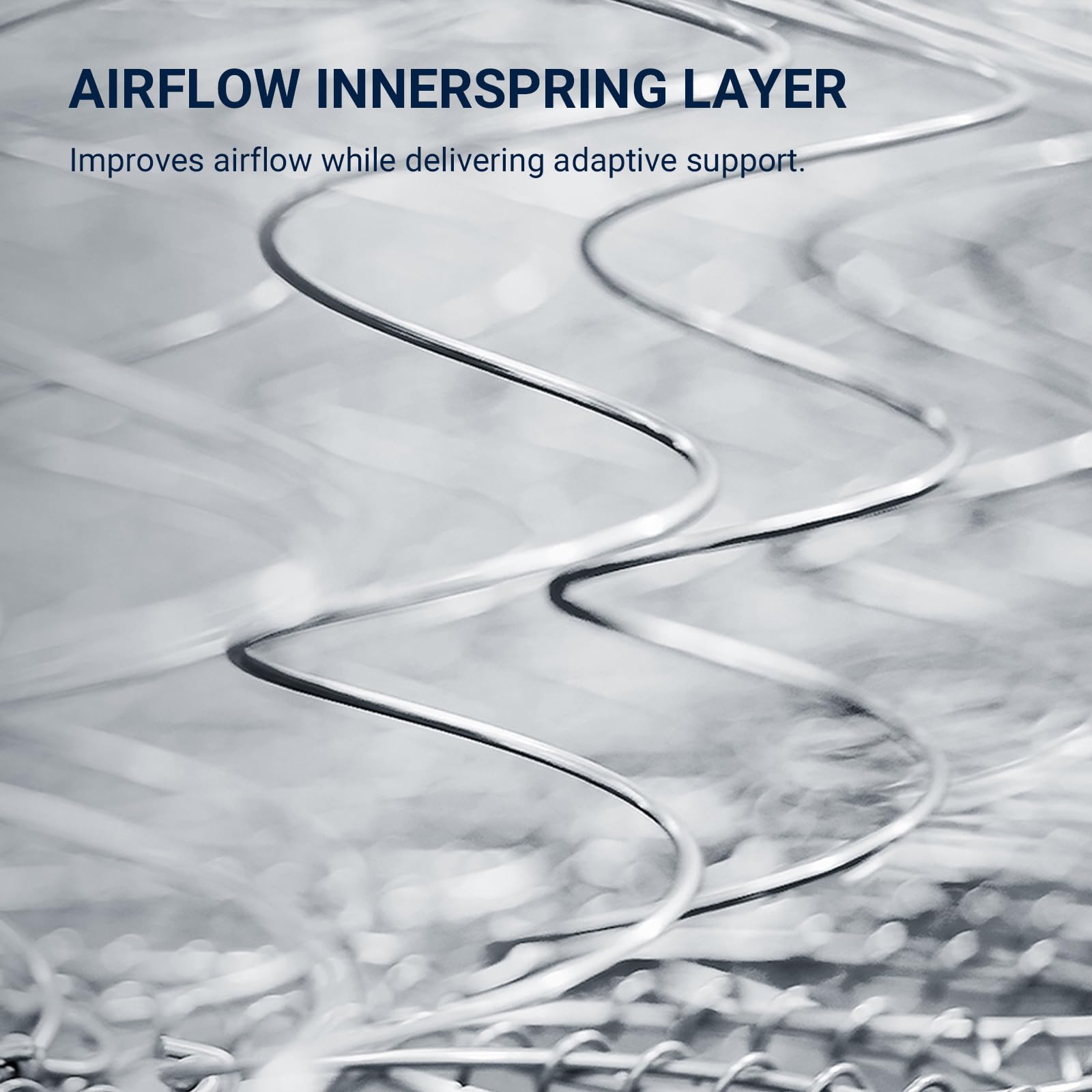 Avenco memory foam cooling layer promotes breathability and cool sleep