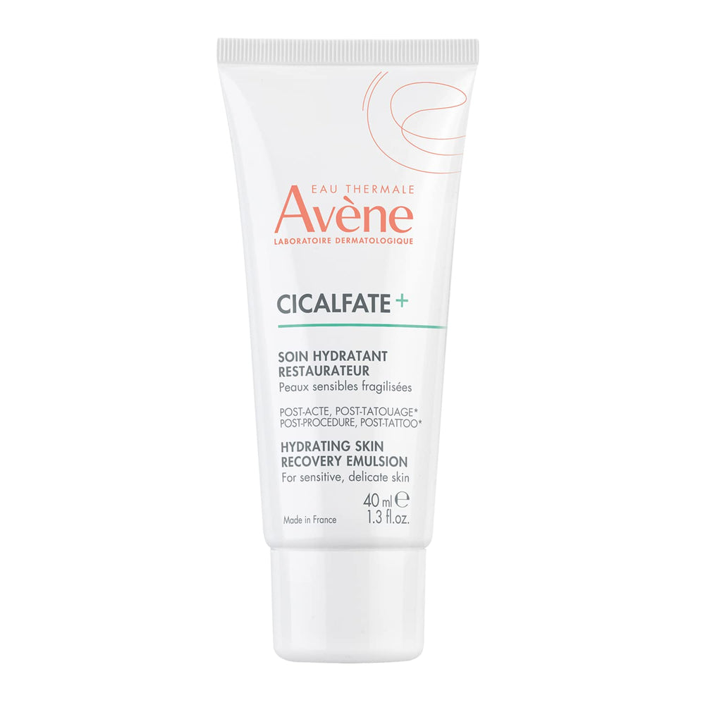 Avène Cicalfate+ emulsion bottle showing post-procedure hydration for sensitivity