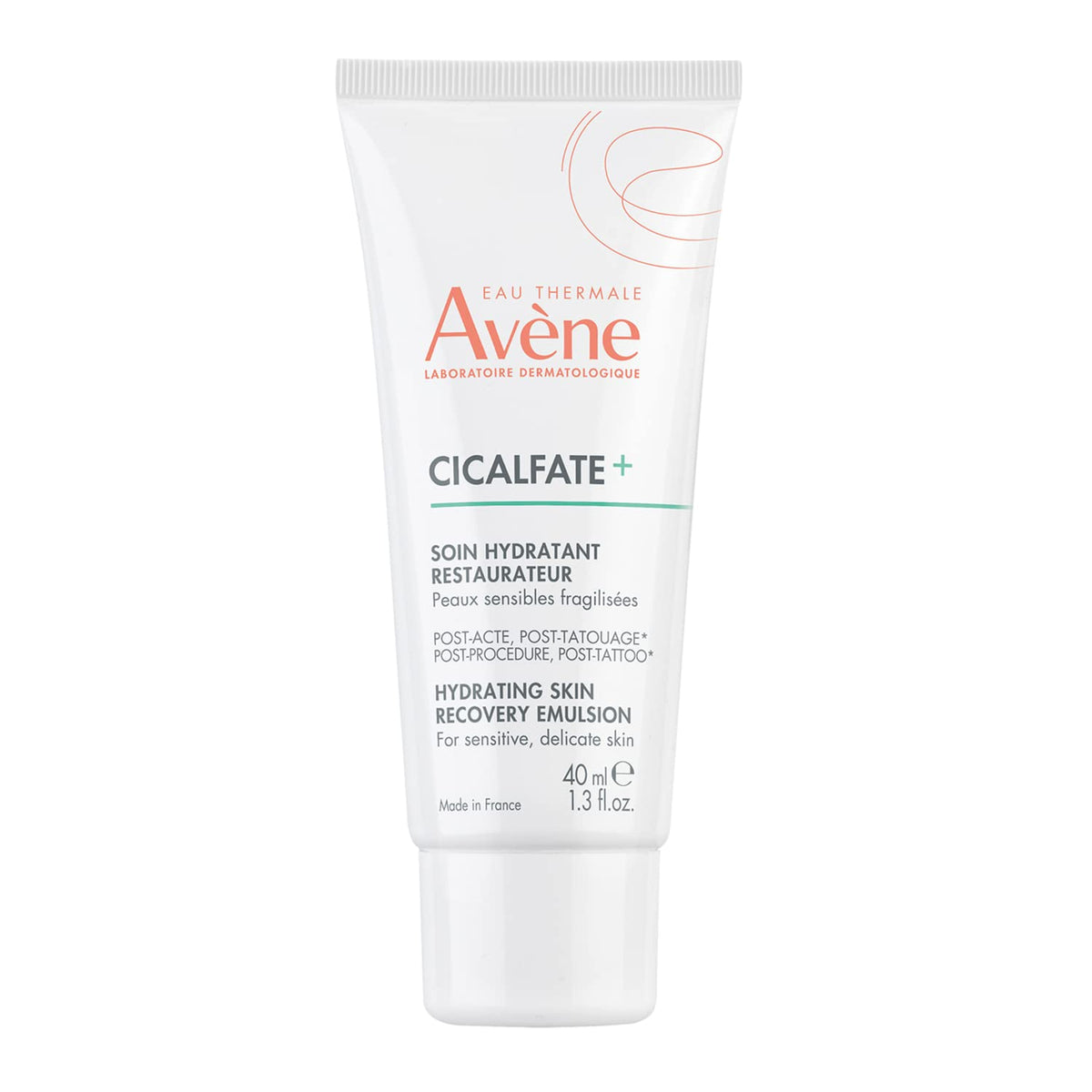 Avène Cicalfate+ emulsion bottle showing post-procedure hydration for sensitivity