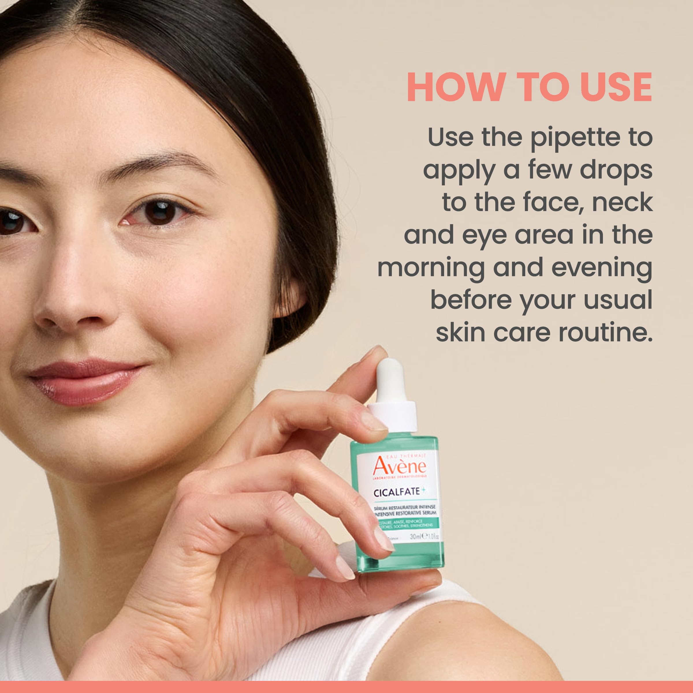 Avène Cicalfate+ fragrance-free label, gentle option for delicate skin.