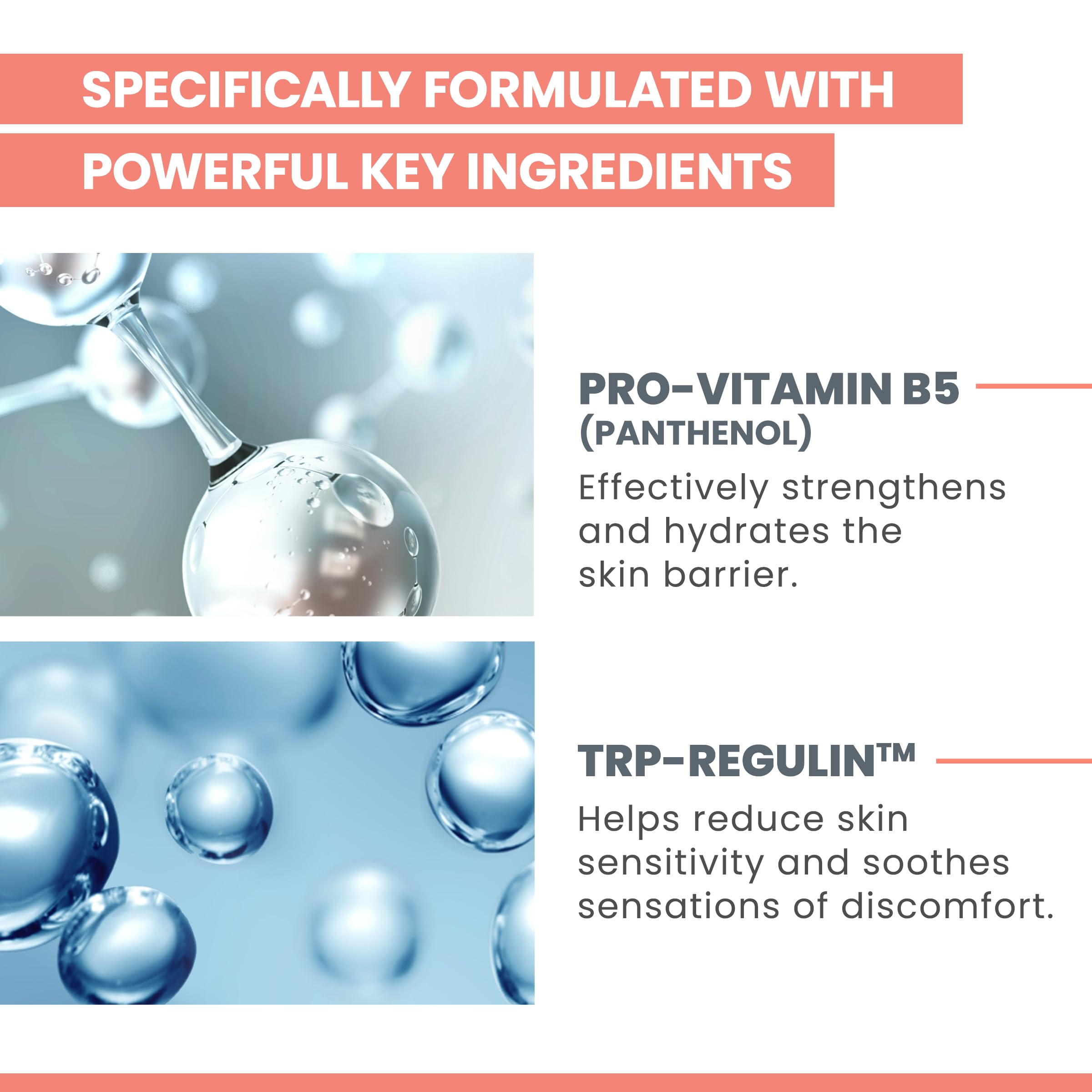 Avène Cicalfate+ ingredients list, highlighting Pro-Vitamin B5 and TRP-Regulin.