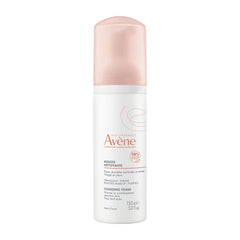 Avène Cleansing Foam Face Wash in a pump bottle showing gentle cleansing action.