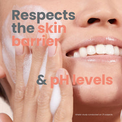 Avène Cleansing Foam after-use skin appears refreshed and clean.