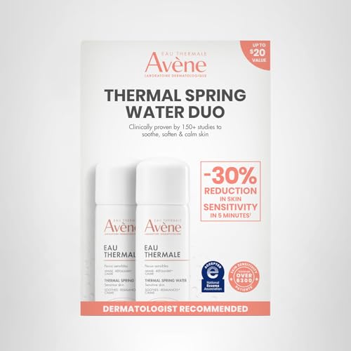 Compact packaging design keeps Avène mist within easy reach.