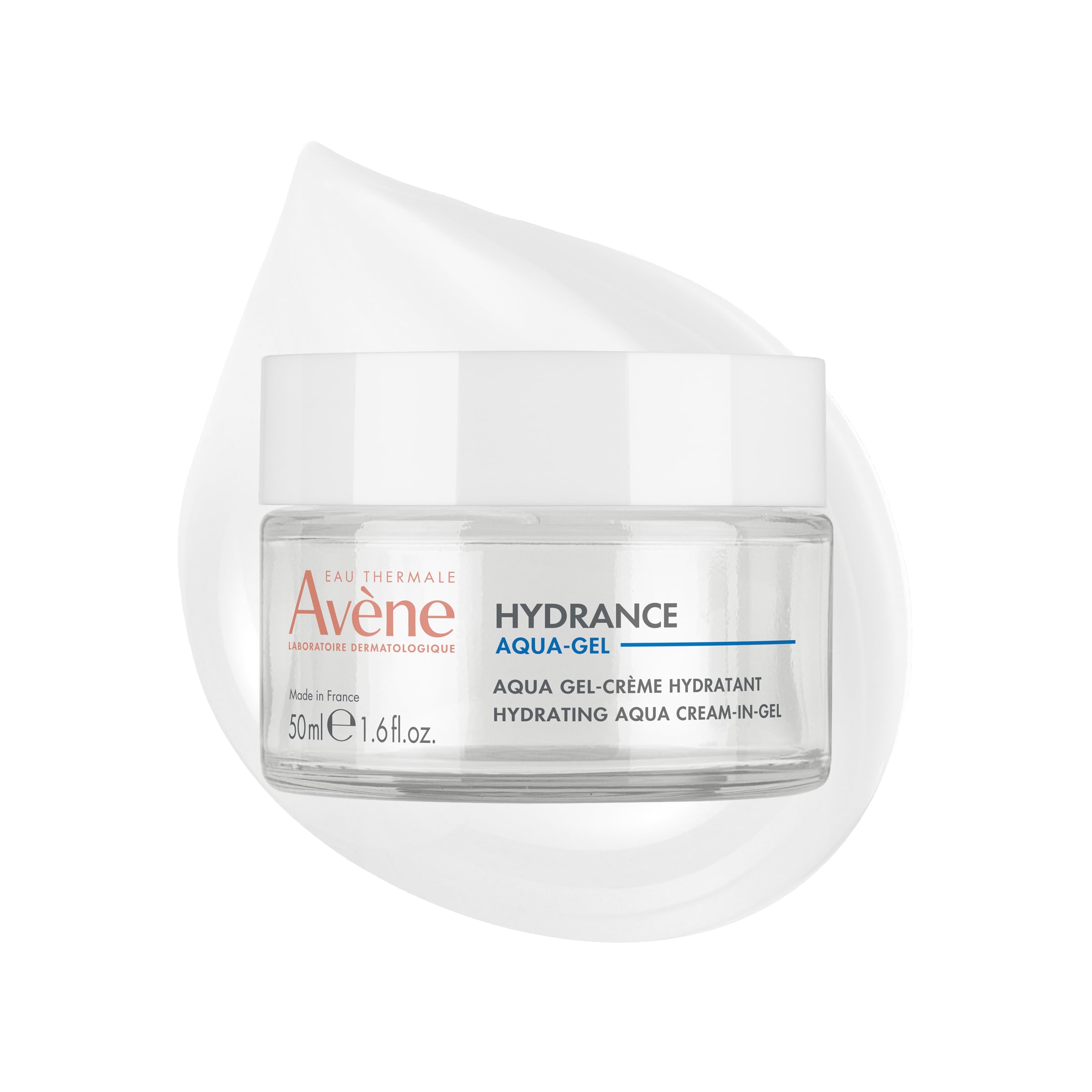 Avène Hydrance Aqua-Gel bottle shown for daily hydration and dewy skin