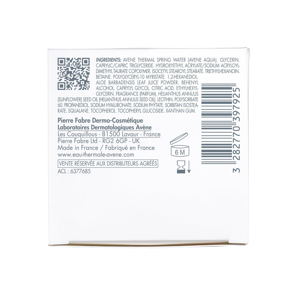Illustration of hyaluronic acid and polysaccharides in Avène product