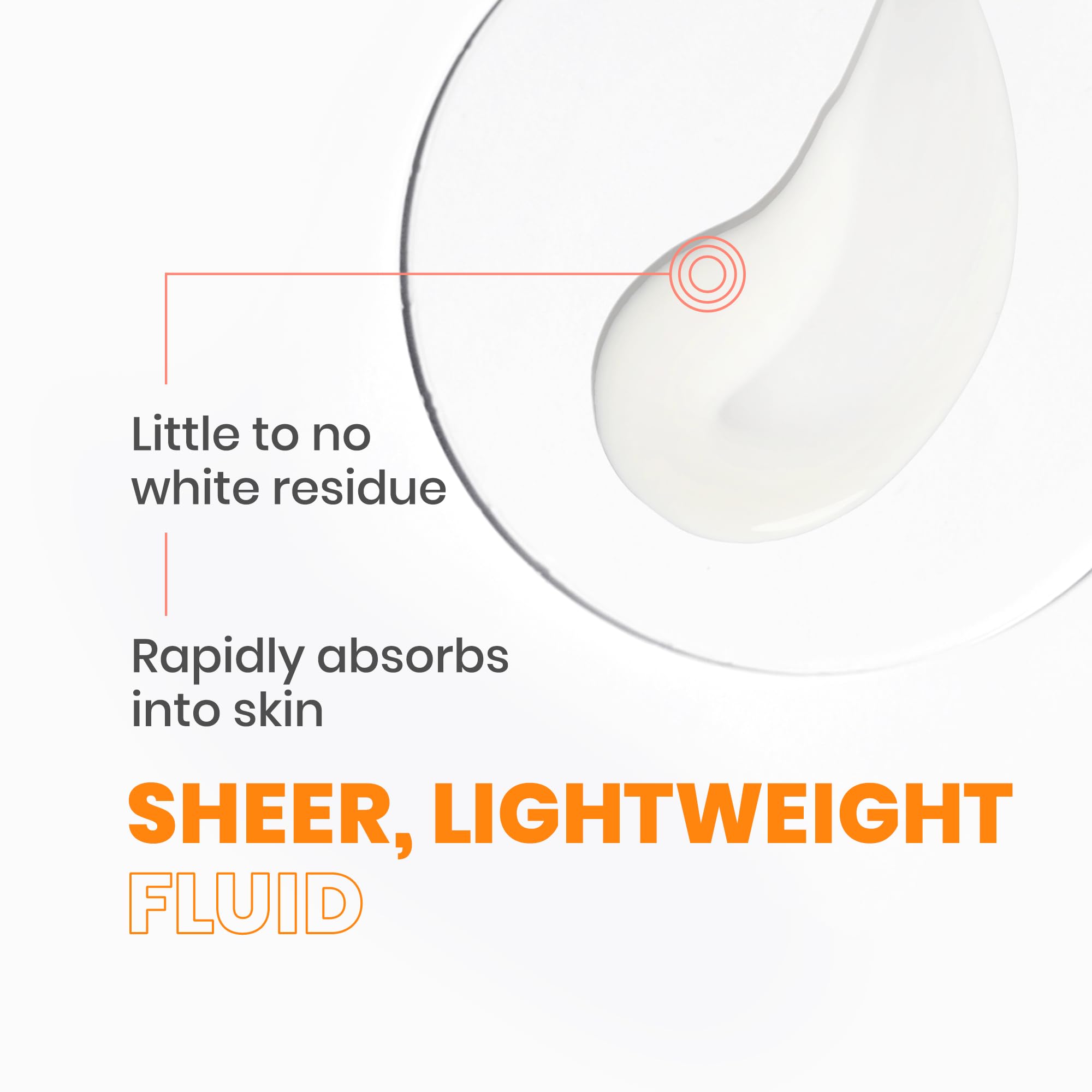 Close-up of Avène sunscreen texture, a lightweight mineral emulsion.