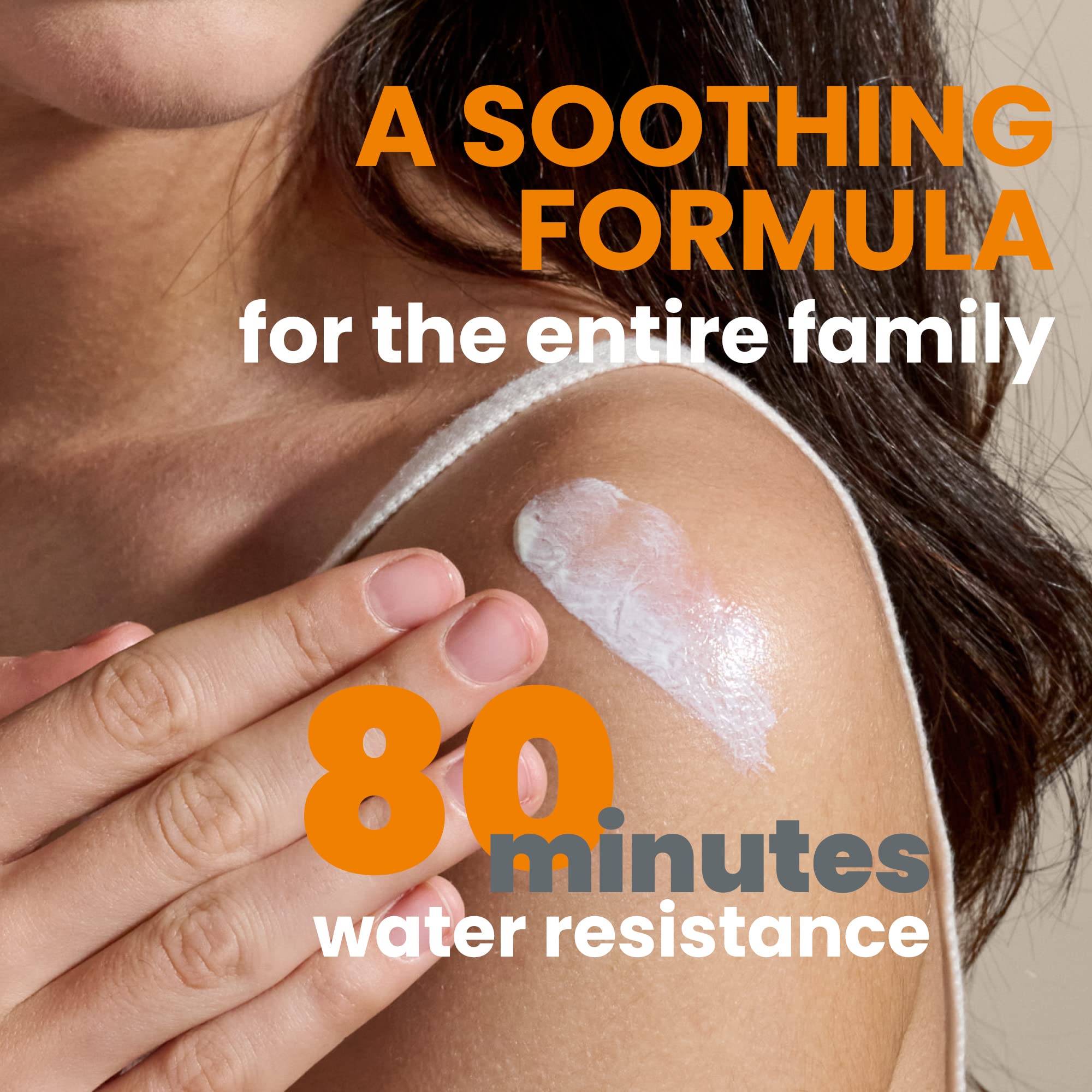 Avène mineral sunscreen is water-resistant up to 80 minutes