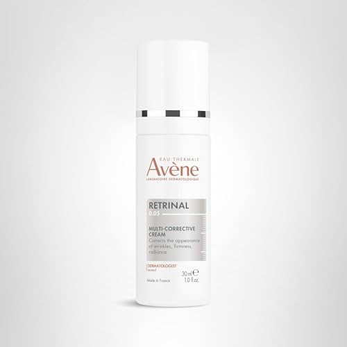 Nightly skincare routine setup featuring Avène Retrinal