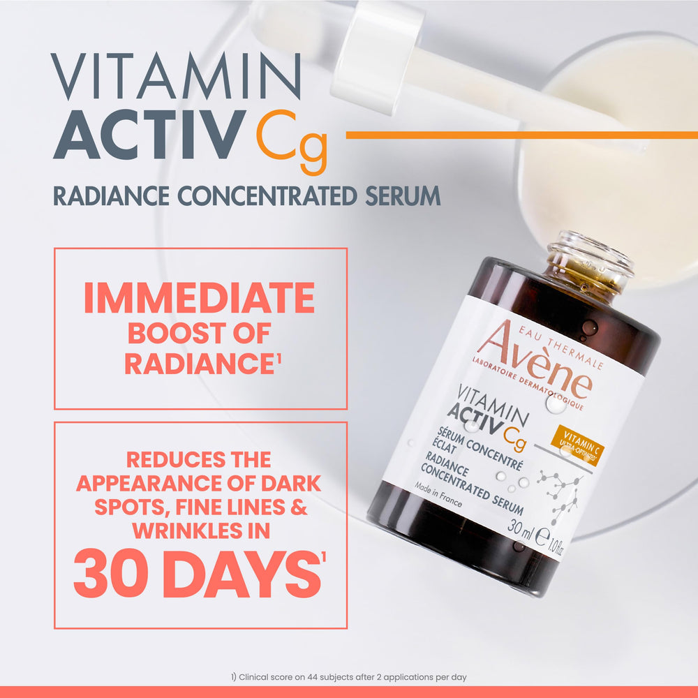 Avène Vitamin Activ Cg Serum pump-dispense for easy daily use.