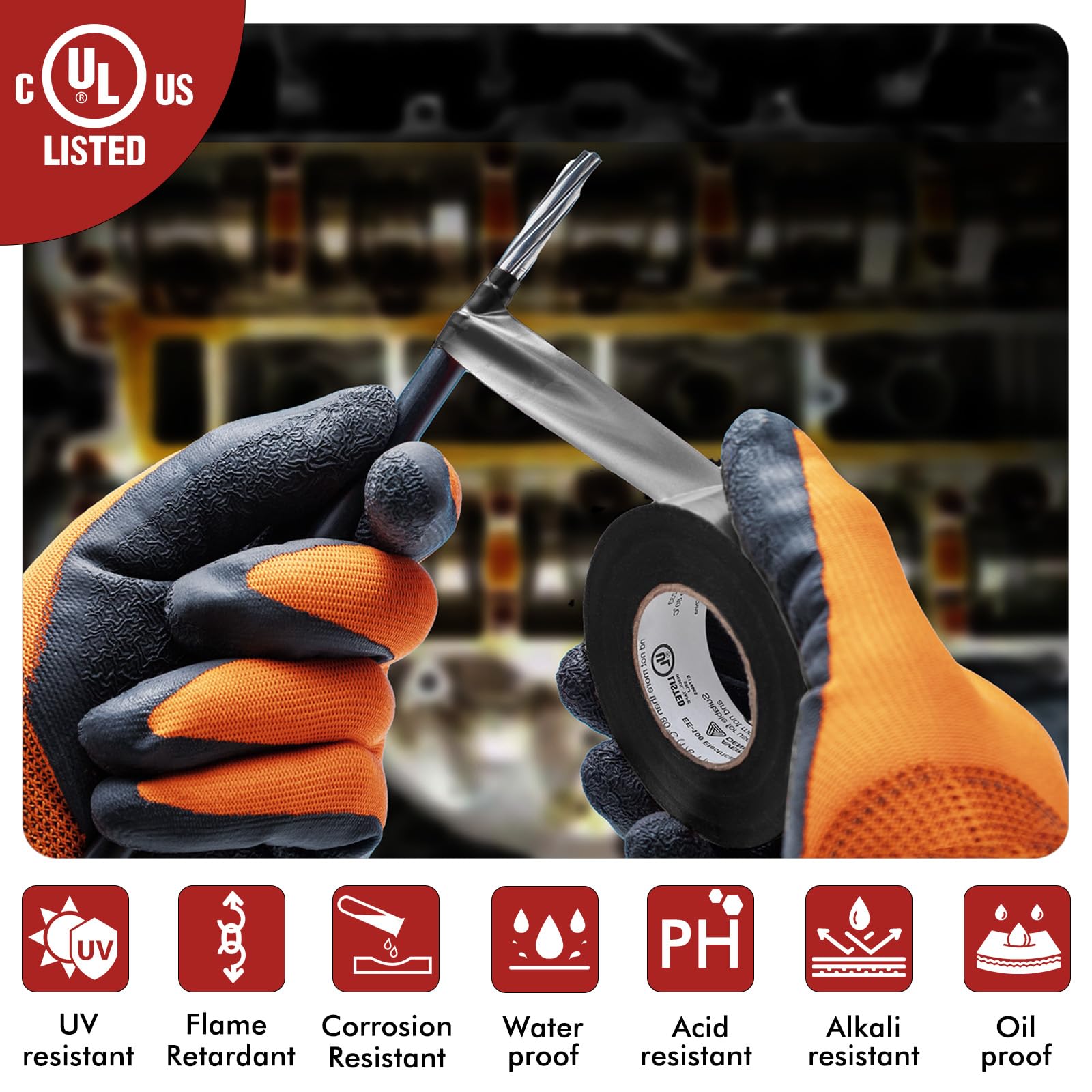 Avery Dennison EC-800 on an automotive harness for durability