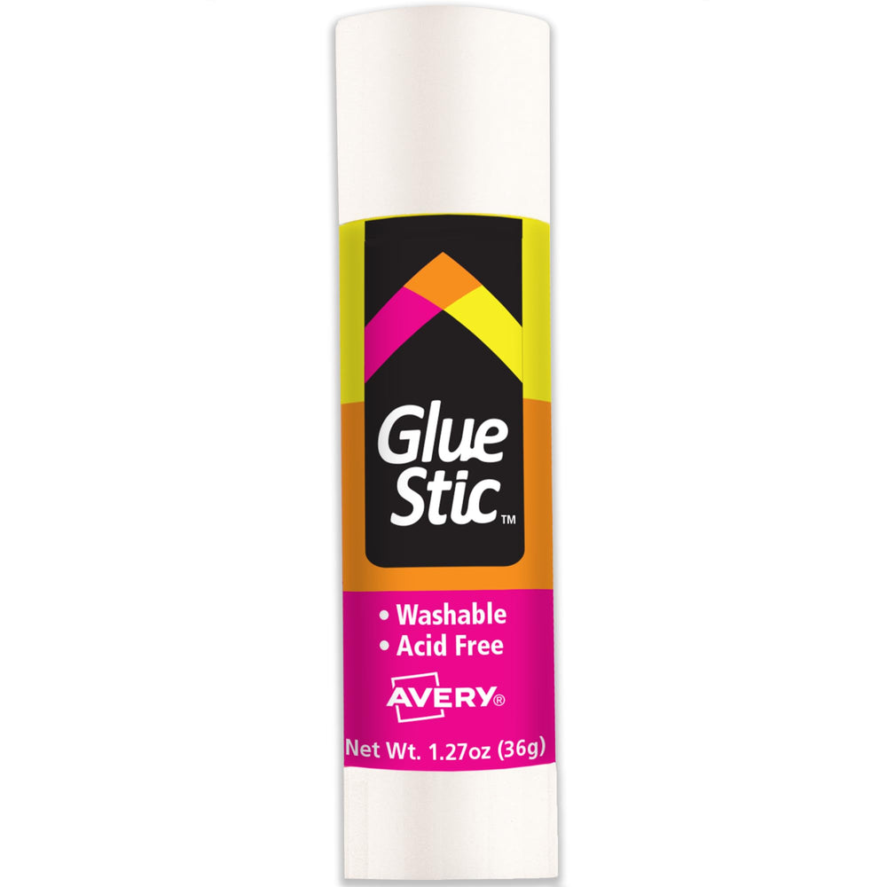 Avery Glue Stic acmi-certified label signals safe, reliable everyday use.