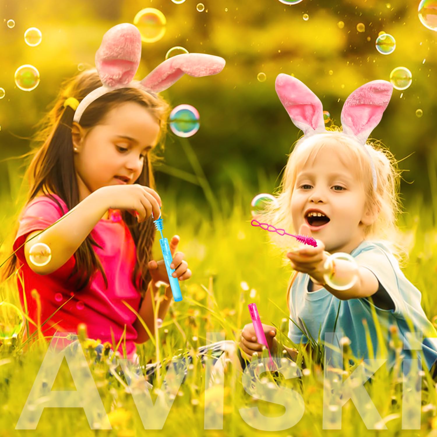 Aviski Easter bubble wand basket design suited for gifting