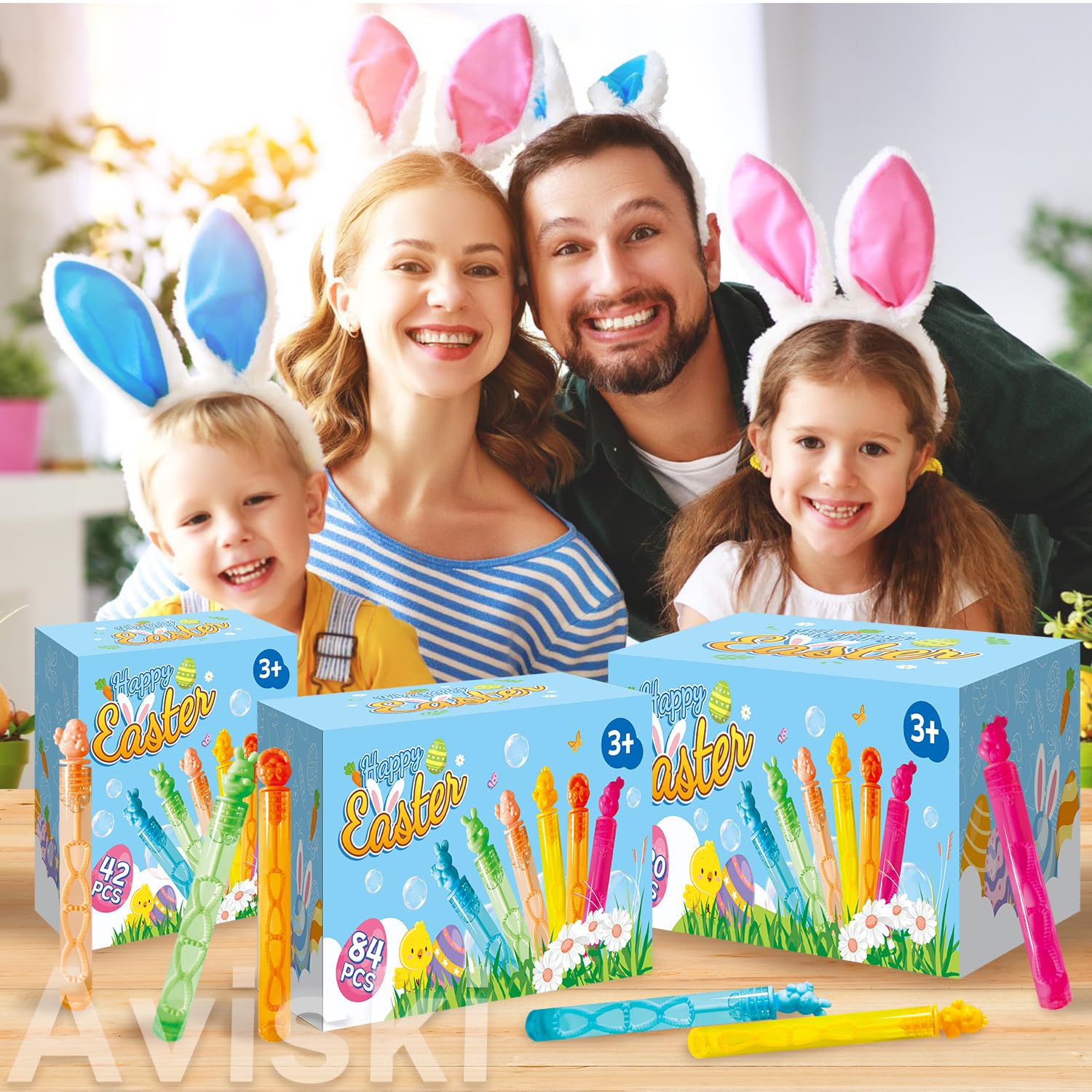 Aviski Easter bubble wand party favor for kids bags